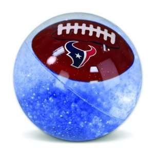  NFL Houston Texans Super Ball, 3 Inch, Clear Sports 