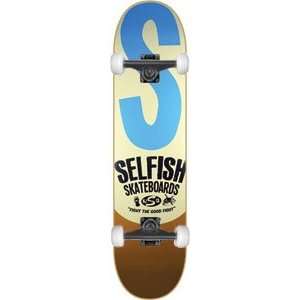  Selfish Good Fight Complete Skateboard   8.12 w/Mini Logo 