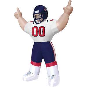 HOUSTON TEXANS NFL YARD INFLATABLE BLOWUP PLAYER MASCOT  