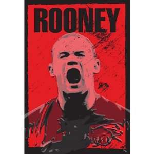  Wayne Rooney (England Football) Sports Poster Print