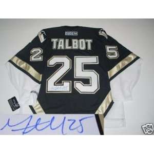 Maxime Talbot Signed Pittsburgh Penguins Jersey Proof