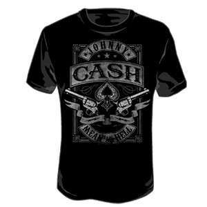 New Johnny Cash Mean as Hell Vintage T shirt top tee  