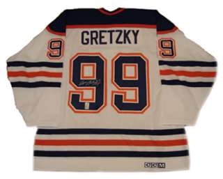 WAYNE GRETZKY Hand Signed Edmonton Oilers Jersey WGA  