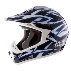    Vemar VRX7 Snake Full Face Helmet XX Small  Black Automotive