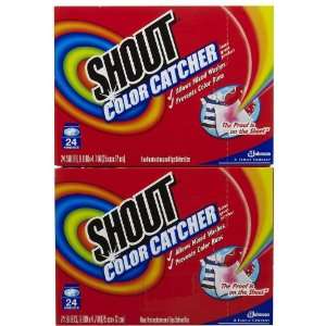  Shout Color Catcher Washer Sheets, 24 ct 2 pack Kitchen 