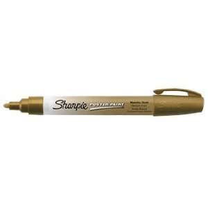 Sharpie Poster Paint Pen (Water Based)   Color Metallic Gold   Size 