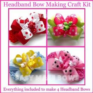 Kids Craft,lots of Dots,how to Make Hair Bow Instructions Assembly Kit 