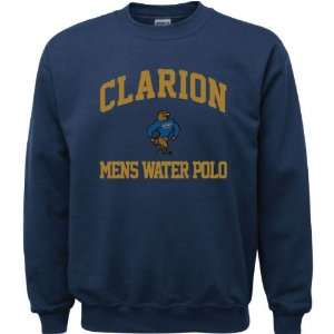   Golden Eagles Navy Youth Mens Water Polo Arch Crewneck Sweatshirt