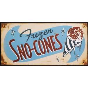  Sno Cones by Matthew Labutte. Size 11.50 X 23.50 Art 