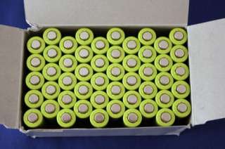 50 Sanyo NICD Battery 1.2V, 600mAh N 600AAK  