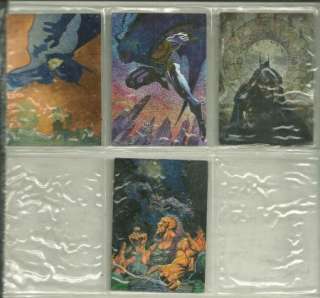 BATMAN Saga of the Dark Knight Portraits Chase Cards #B1 3 & B5 (4ct 