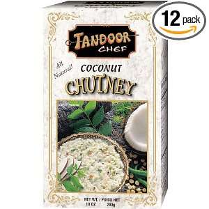 Tandoor Chef Coconut Chutney, 10 Ounce Boxes (Pack of 12)  