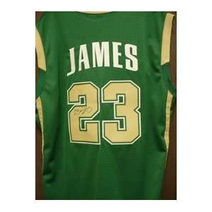 Signed James, Lebron St. Vincent   St. Mary Fighting Irish Jersey 