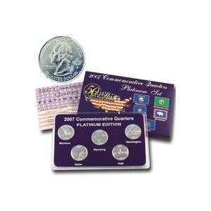  2007 Quarter Mania Uncirculated Set   Platinum D Mint 