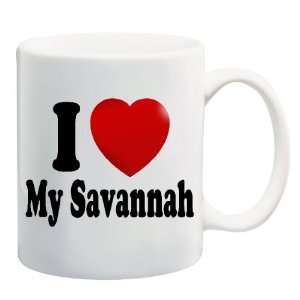  LOVE MY SAVANNAH Mug Coffee Cup 11 oz ~ Cat Breed 