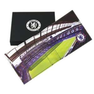  Chelsea Leather Wallet   Panoramic Stadium View Sports 