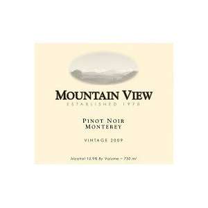  Mountain View Vintners Pinot Noir Monterey 2009 750ML 