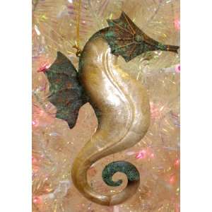   Mother Of Pearl Seahorse Christmas Ornament #2745739