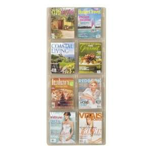 Reveal Magazine Display with Eight Vertical Openings 