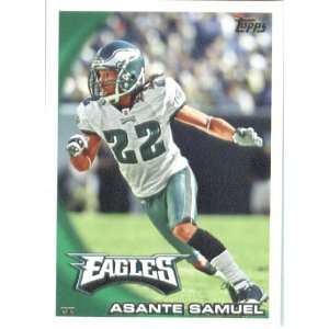  2010 Topps #36 Asante Samuel   Philadelphia Eagles 