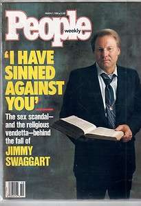 People Weekly 1988 March 7, Jimmy Swaggart  