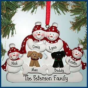   Family with Black & Tan Dog   Personalized with Perfect Handwriting