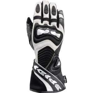 Spidi Sport S.R.L. Sport EVO Gloves , Color Black/White, Size Md C33 