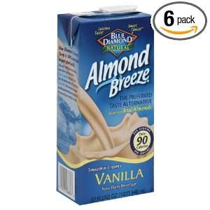Blue Diamond Breeze Vanilla, 32 ounces (Pack of6)  Grocery 
