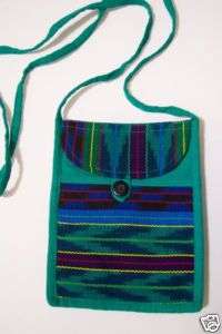 Hand Made Guatemala Cotton Weave Ethnic Handbag Purse  