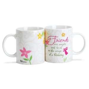  Friends are Angels Inspirational Coffee Mug Kitchen 