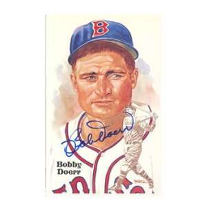  Bobby Doerr Autographed 3x5 Perez Steele Card Sports 