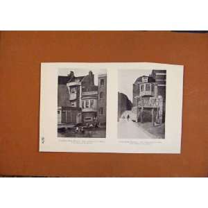  Antique Print The Turks Head Wapping Stone Stairs