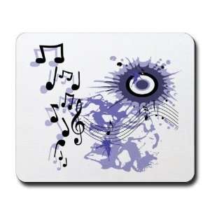  Music Symbols Graphic Music Mousepad by  Office 