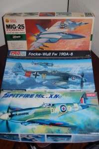   WWII AIRCRAFT SCALE 172 VINTAGE JETS PROPS HASEGAWA ACADEMY  