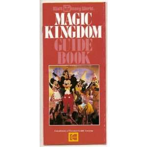  1988 Walt Disney World Magic Kingdom Guide Book Brochure 
