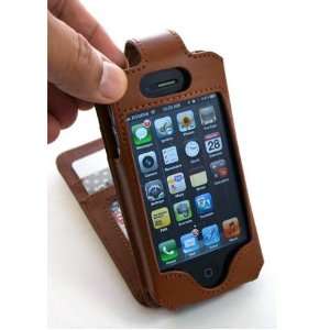  Navor Flip Wallet Card Leather Case for Apple iPhone 4 4S 