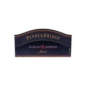  2008 Pepper Bridge Walla Walla Merlot 750ml Grocery 