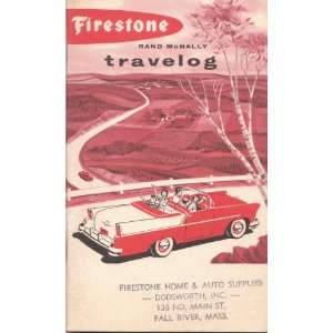  1957 Firestone Rand McNally Travelog, maps, Guides 
