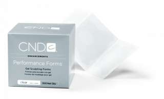 Creative Nail Brisa Clear Performance Forms 300ct   CND  