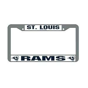 Americans Sports St. Louis Rams Chrome License Plate Frame  
