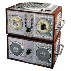  Spirit Of St. Louis Wooden Alarm Clock CD Radio Camera 