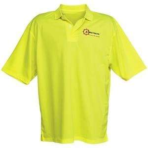  Firstgear Polo Shirt   Small/Day Glo Yellow Automotive