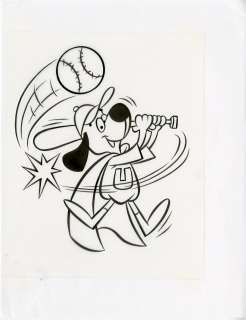 PATRICK OWSLEY   UNDERDOG LICENSING ART BASEBALL #2  