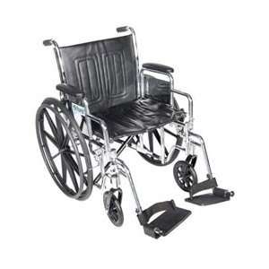  Chrome Sport Dual Axle Wheelchair   18 w/ Desk Arm and 
