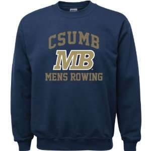  Cal State Monterey Bay Otters Navy Youth Mens Rowing Arch 