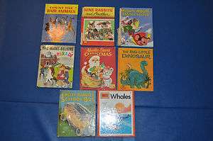 Lot of 8 Wonder Books Mighty Mouse, The Big Little Dinosaur & More 