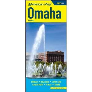  American Map 611801 Omaha Nebraska Street Map Office 