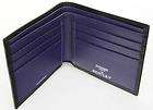 Bentley Ettinger Black and Purple Wallet