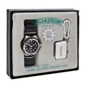 FIELD AND STREAM WATCH AND KEY CHAIN SET WITH LED LIGHT  