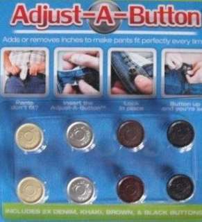 Adjust A button 8 pcs package pants extender GREAT FOR MATERNITY free 